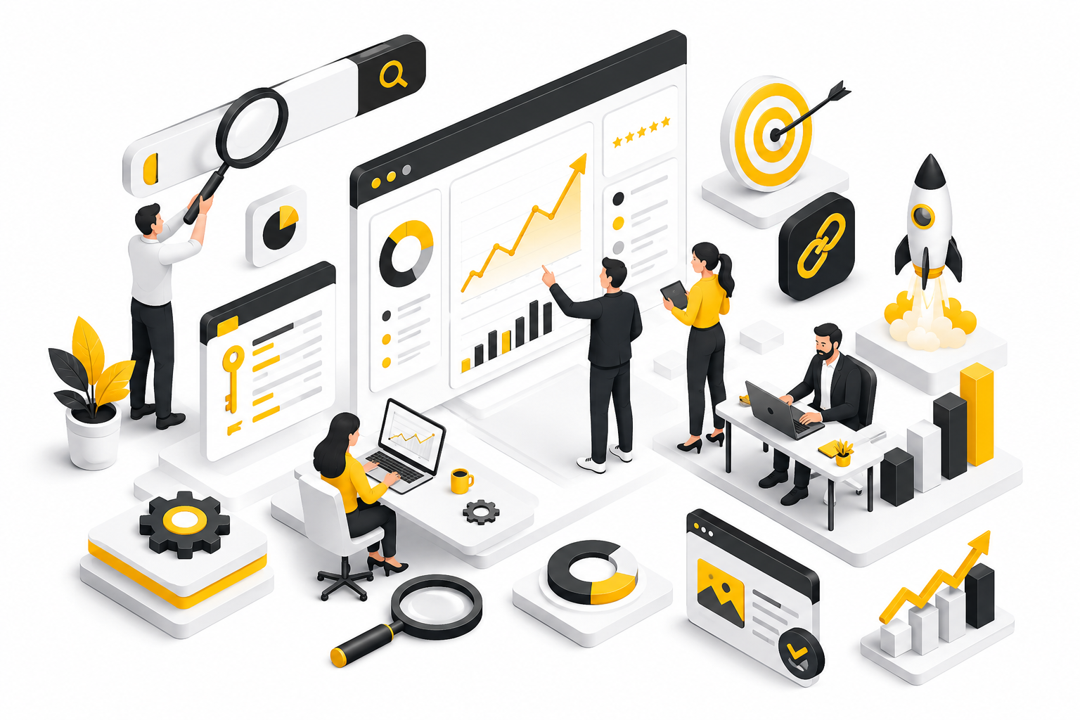 Best SEO Company Noida Analytics Dashboard